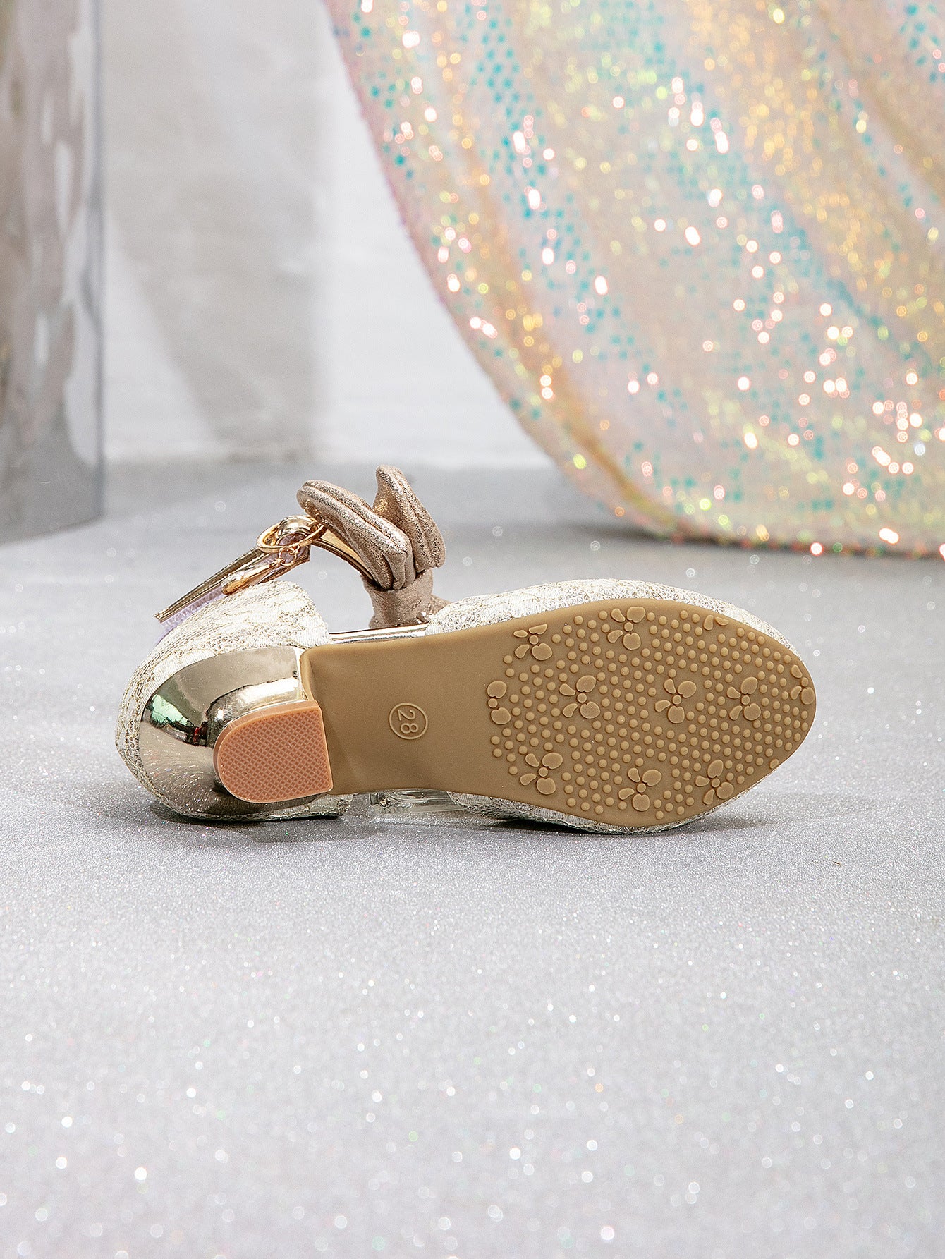 Girls Princess Bow Dress Sandals – Elegant Party Shoes