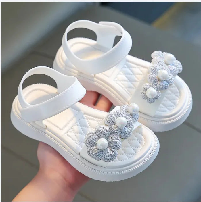 Girls Princess Sandals | Summer Casual Beach Shoes for Kids Ages 2-9