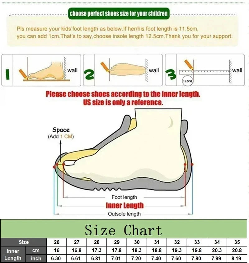 Kids KPOP Casual Shoes Children's New Fashion Valentine's Day Printed Sport Shoes Girls Anti-slip Outdoor Breathable Sneakers