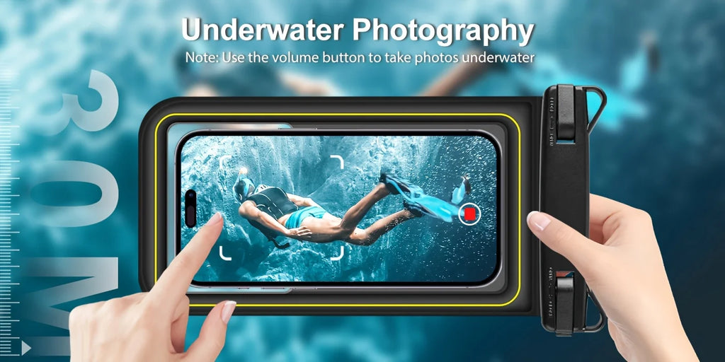 Phone Waterproof Bag - Phone Case with Tether, Essential for Beach, Swimming, Skiing, Drifting, and Surfing