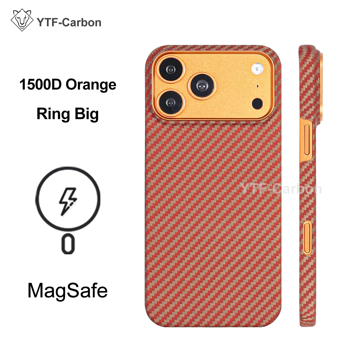 YTF Fiber for iPhone 17 17 Pro Max Mobile Phone Case Ultra-Thin Kevlar Aramid Phone Case Magnetic iPhone 17Pro 17 Air Phone Case