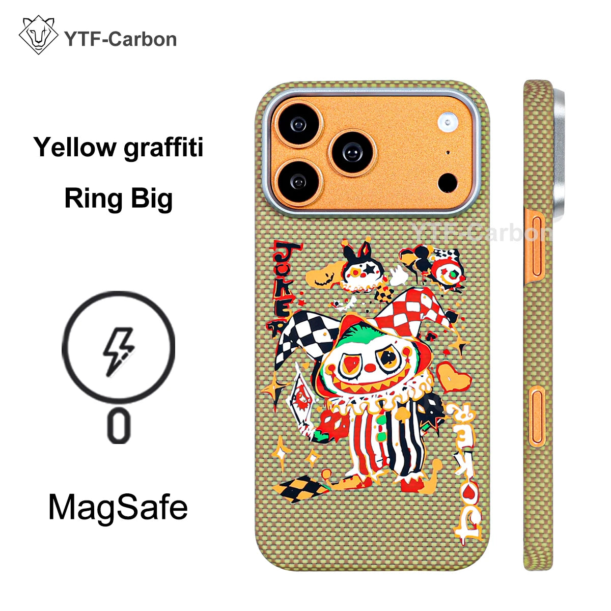 YTF Fiber for iPhone 17 17 Pro Max Mobile Phone Case Ultra-Thin Kevlar Aramid Phone Case Magnetic iPhone 17Pro 17 Air Phone Case