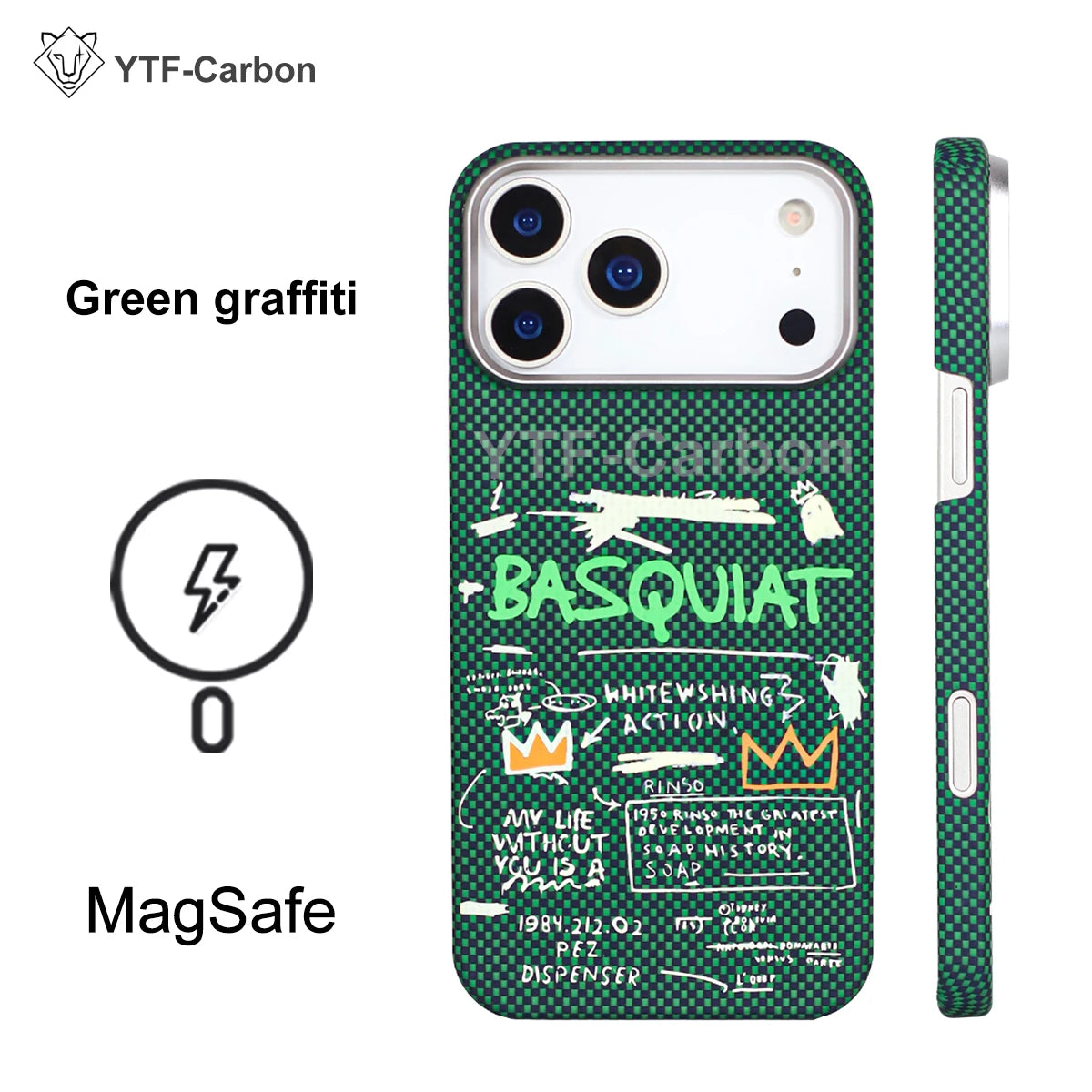 YTF Fiber for iPhone 17 17 Pro Max Mobile Phone Case Ultra-Thin Kevlar Aramid Phone Case Magnetic iPhone 17Pro 17 Air Phone Case