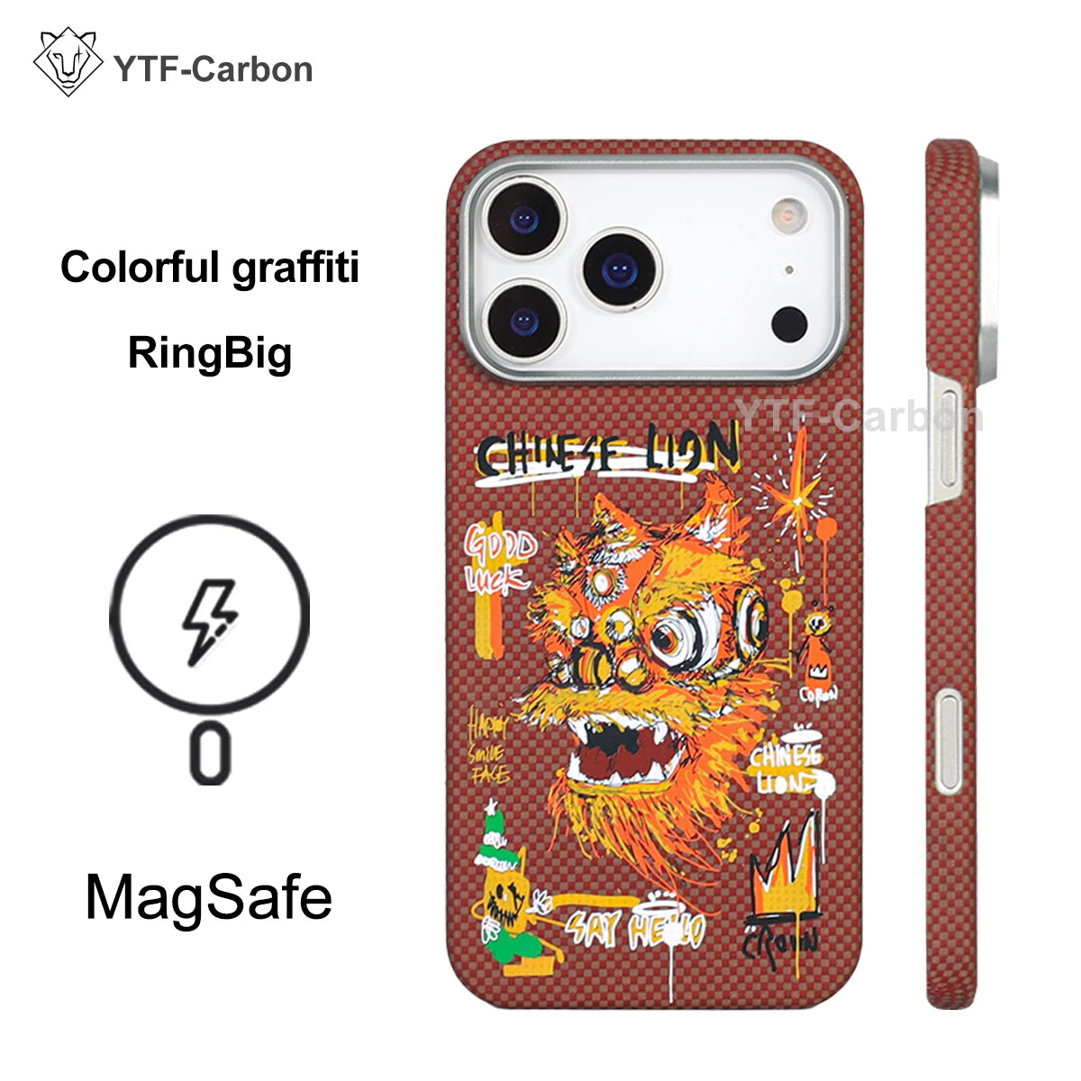 YTF Fiber for iPhone 17 17 Pro Max Mobile Phone Case Ultra-Thin Kevlar Aramid Phone Case Magnetic iPhone 17Pro 17 Air Phone Case