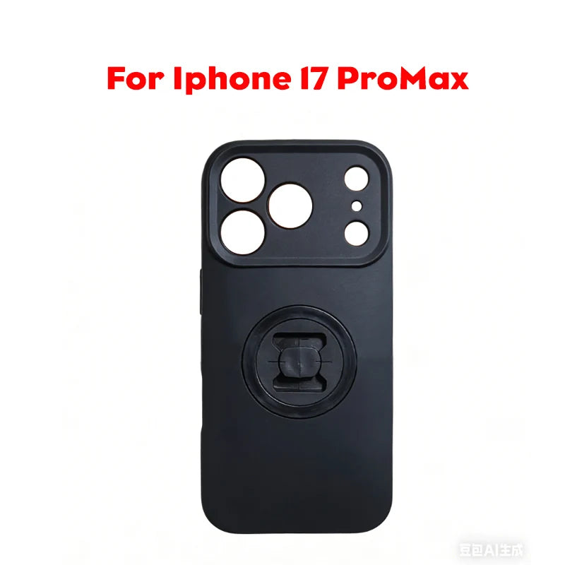 Phone Holder Mobile Phone Case for iPhone 17 17Pro 17Air 17ProMax Motorcycle/Bike Moto Mount Cell Phone Cover Shockproof Case