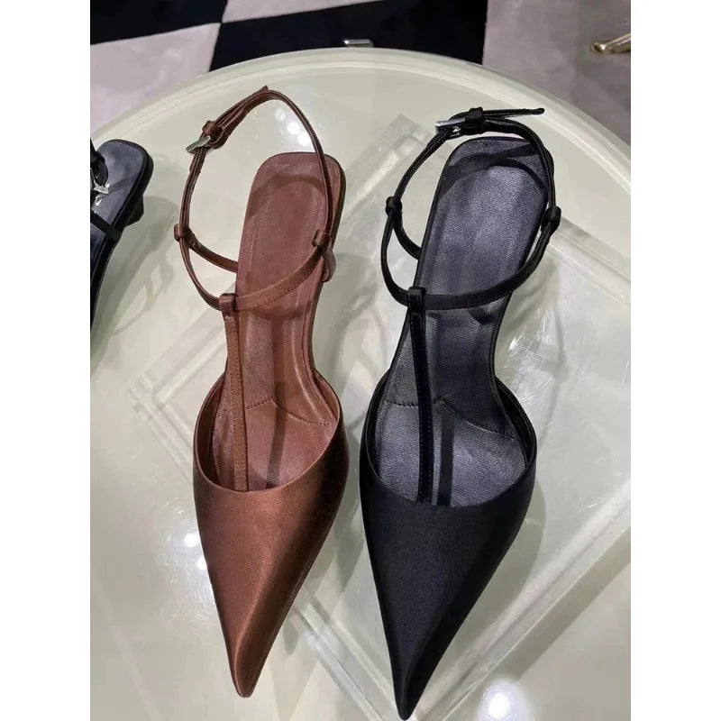 Women’s Pointed Toe Low Heel Pumps