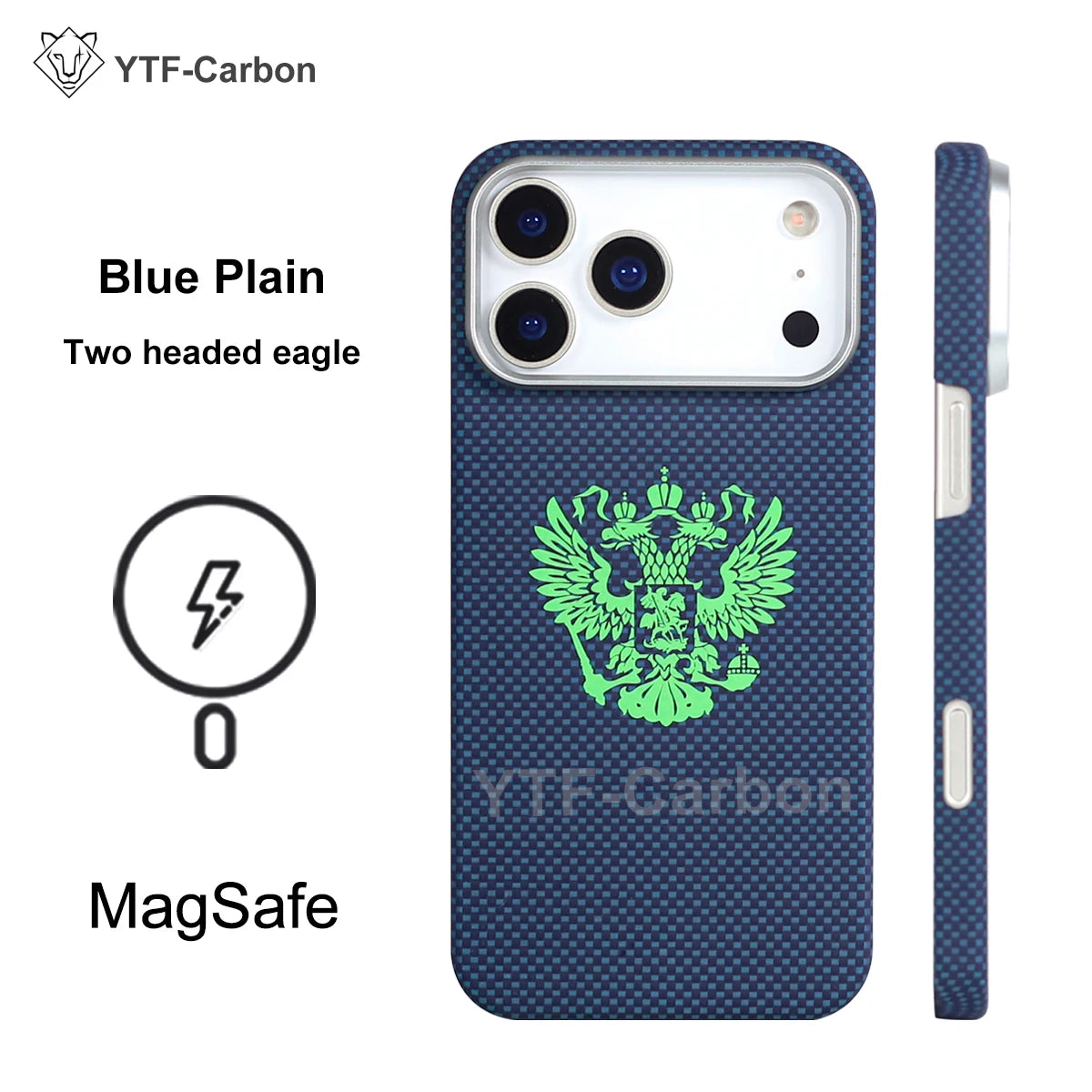 YTF Fiber for iPhone 17 17 Pro Max Mobile Phone Case Ultra-Thin Kevlar Aramid Phone Case Magnetic iPhone 17Pro 17 Air Phone Case