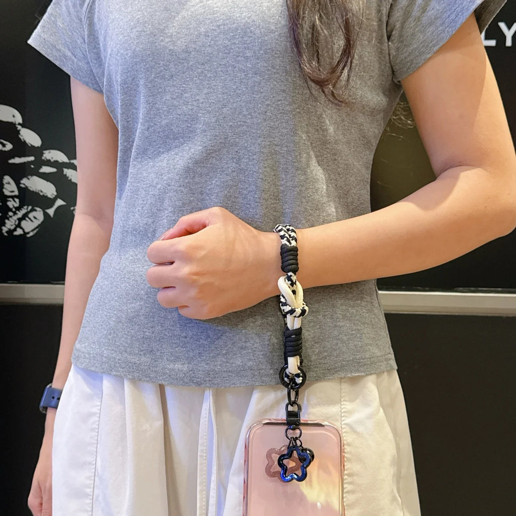 Phone Lanyard Wrist Strap Phone Case Connection Piece Phone Case Universal Accessories star Bell Portable Pendant