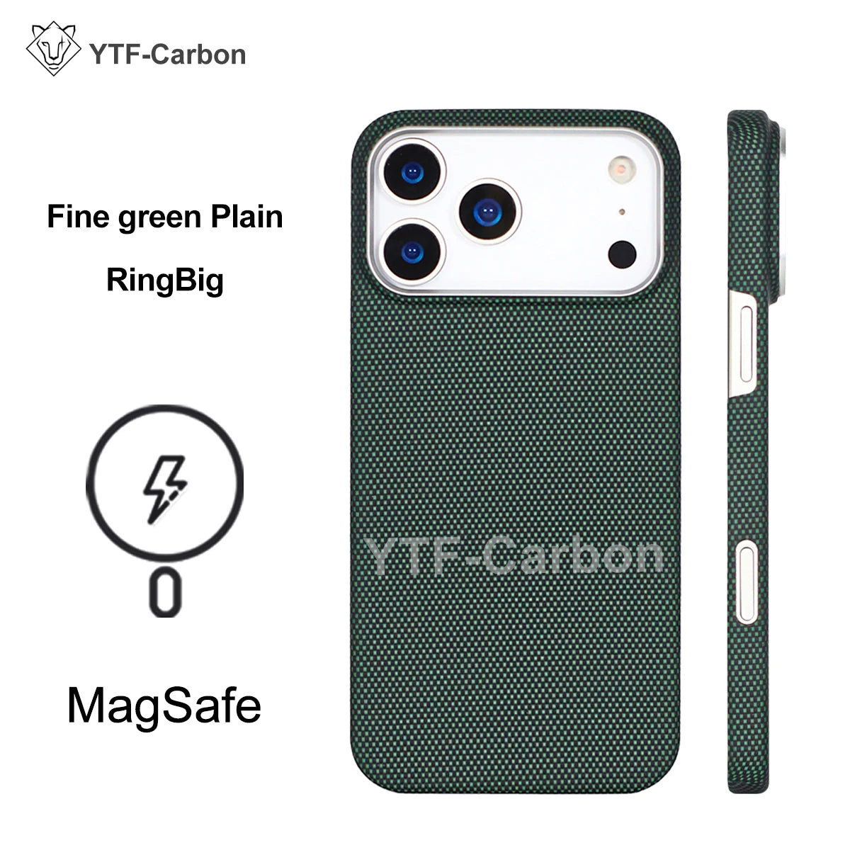 YTF Fiber for iPhone 17 17 Pro Max Mobile Phone Case Ultra-Thin Kevlar Aramid Phone Case Magnetic iPhone 17Pro 17 Air Phone Case