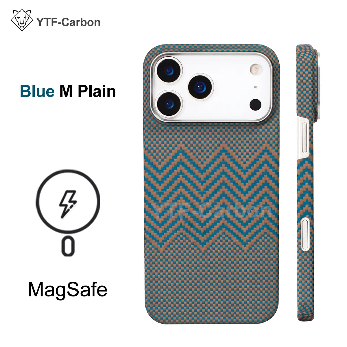 YTF Fiber for iPhone 17 17 Pro Max Mobile Phone Case Ultra-Thin Kevlar Aramid Phone Case Magnetic iPhone 17Pro 17 Air Phone Case
