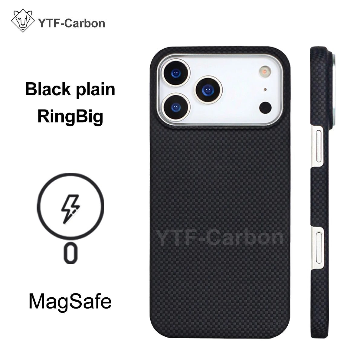 YTF Fiber for iPhone 17 17 Pro Max Mobile Phone Case Ultra-Thin Kevlar Aramid Phone Case Magnetic iPhone 17Pro 17 Air Phone Case