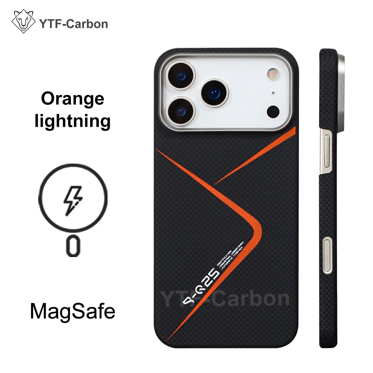 YTF Fiber for iPhone 17 17 Pro Max Mobile Phone Case Ultra-Thin Kevlar Aramid Phone Case Magnetic iPhone 17Pro 17 Air Phone Case