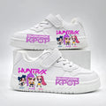 Kids KPOP Casual Shoes Children's New Fashion Valentine's Day Printed Sport Shoes Girls Anti-slip Outdoor Breathable Sneakers