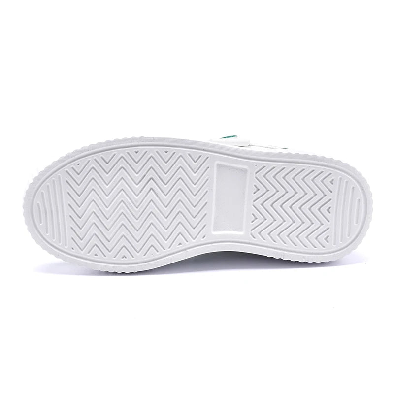 Kids PU Leather Sneakers Casual Basketball Shoes for Boys Trendy Sports Trainers Breathable Non-slip Children Footwear