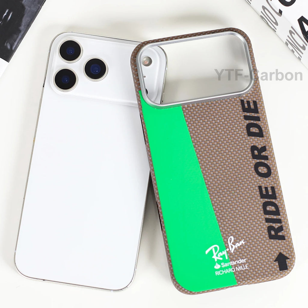 YTF Fiber for iPhone 17 17 Pro Max Mobile Phone Case Ultra-Thin Kevlar Aramid Phone Case Magnetic iPhone 17Pro 17 Air Phone Case