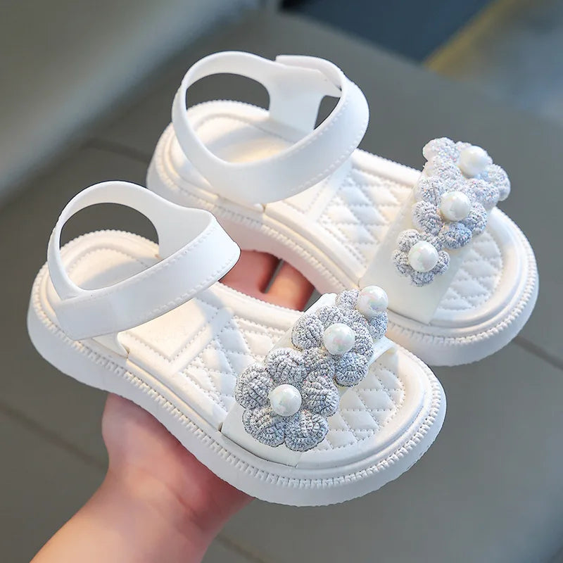 Girls Princess Sandals | Summer Casual Beach Shoes for Kids Ages 2-9