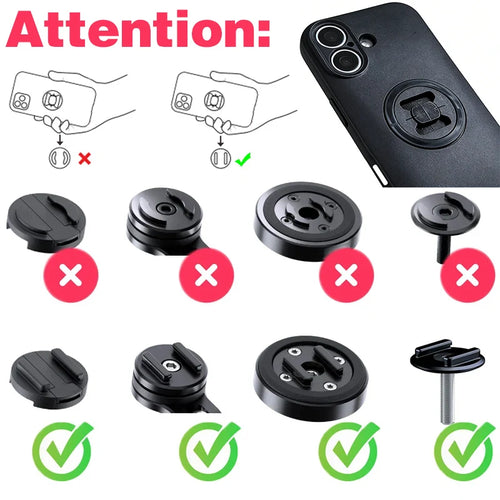 Phone Holder Mobile Phone Case for iPhone 17 17Pro 17Air 17ProMax Motorcycle/Bike Moto Mount Cell Phone Cover Shockproof Case