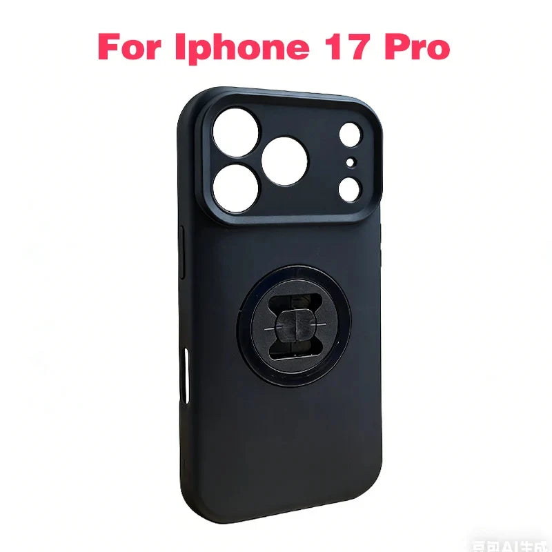 Phone Holder Mobile Phone Case for iPhone 17 17Pro 17Air 17ProMax Motorcycle/Bike Moto Mount Cell Phone Cover Shockproof Case