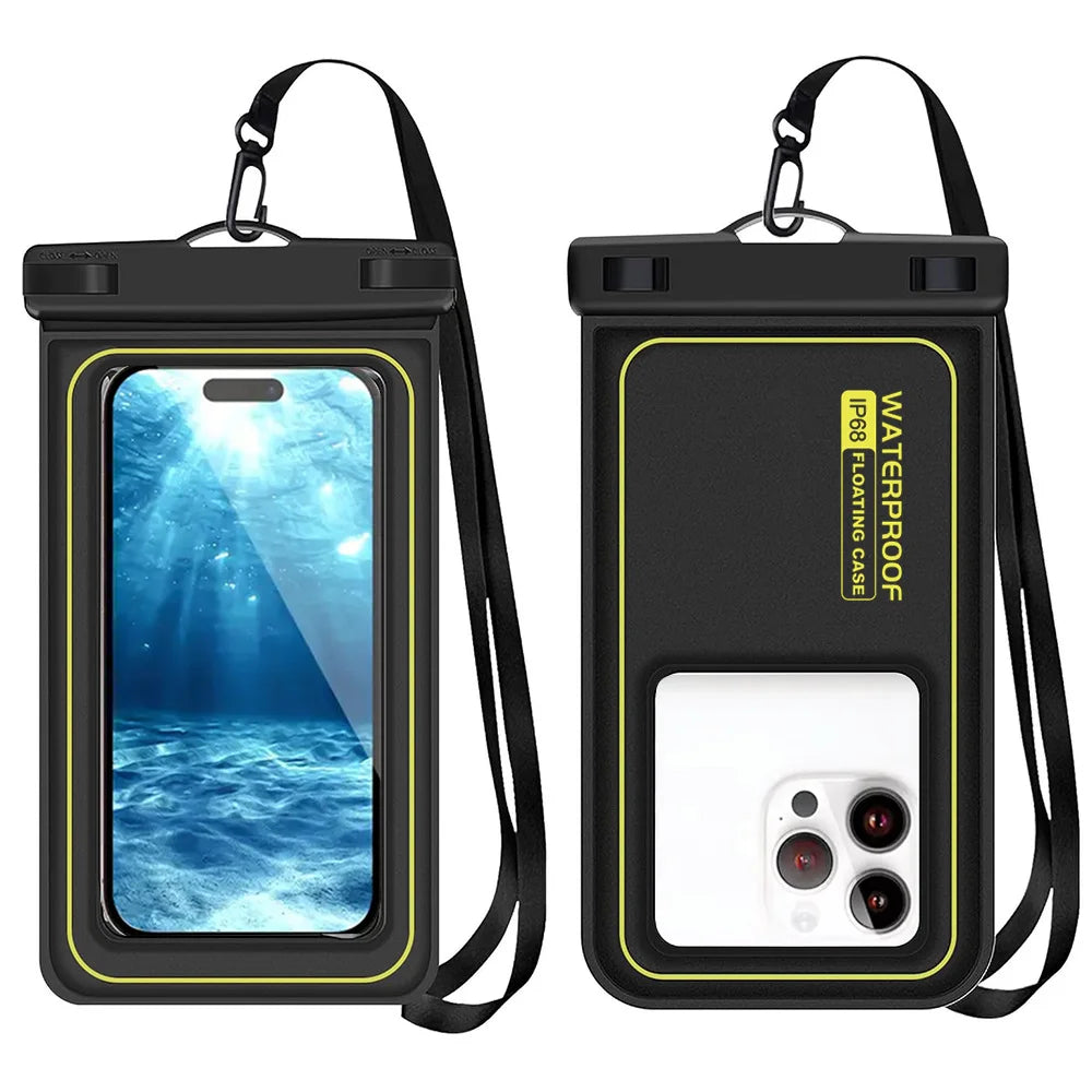 Phone Waterproof Bag - Phone Case with Tether, Essential for Beach, Swimming, Skiing, Drifting, and Surfing