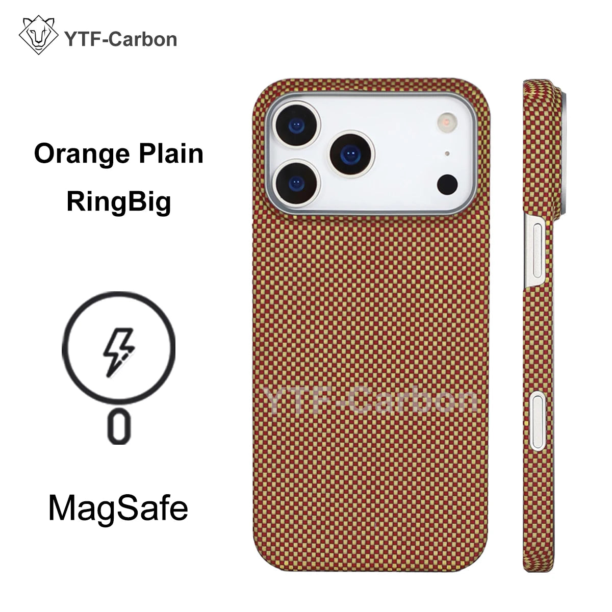 YTF Fiber for iPhone 17 17 Pro Max Mobile Phone Case Ultra-Thin Kevlar Aramid Phone Case Magnetic iPhone 17Pro 17 Air Phone Case