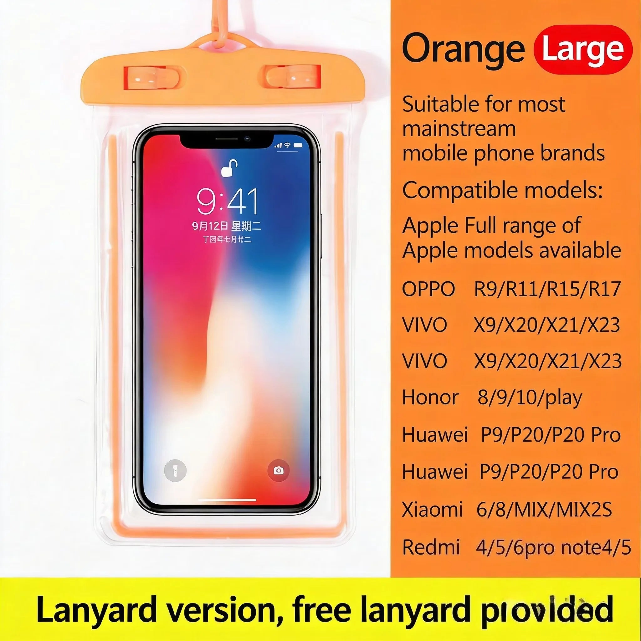 Waterproof Phone Case Swimming Water Proof Bag Universal Underwater Phone Protector Pouch Cover For iPhone 11 12 13 14 15 16 Pro
