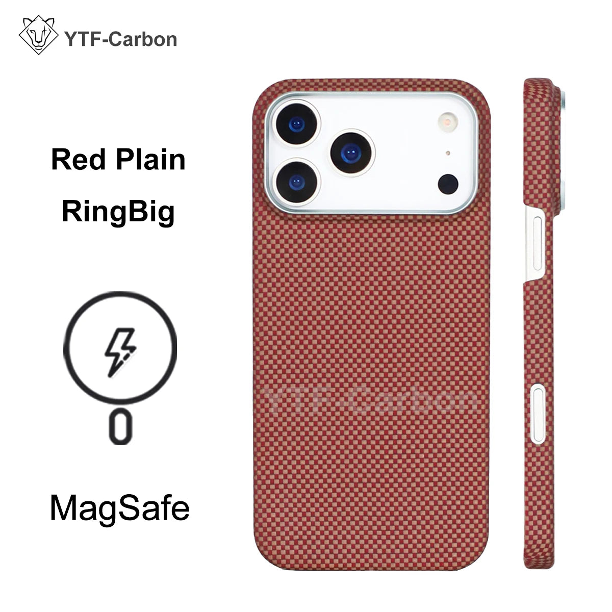 YTF Fiber for iPhone 17 17 Pro Max Mobile Phone Case Ultra-Thin Kevlar Aramid Phone Case Magnetic iPhone 17Pro 17 Air Phone Case